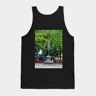 Grossneumarkt, street scene, lantern, Hamburg, Germany Tank Top